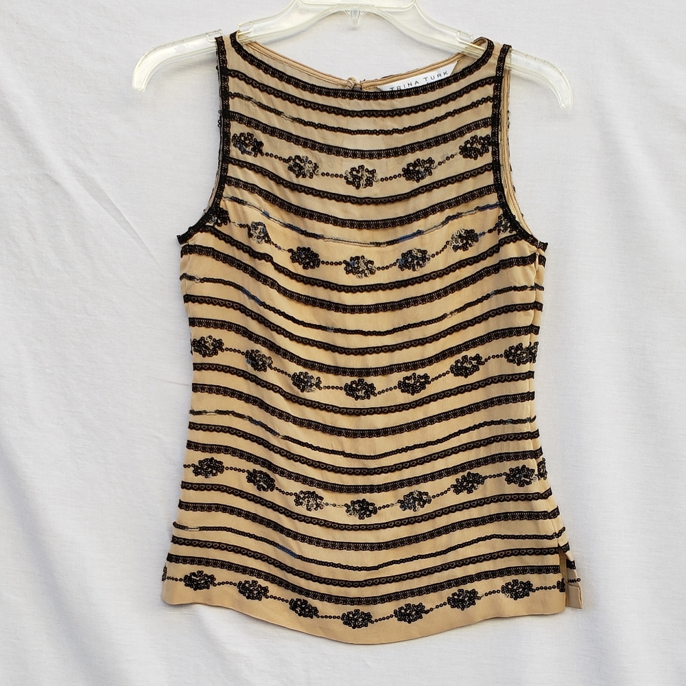 Trina Turk Sequin Sleeveles NWOT